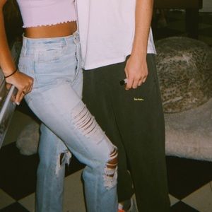 BDG Slim Straight Jean in Light Ripped Wash